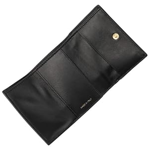 マルニ　三つ折り財布　MARNI 黒　箱付き美品 MARNI マルニ 財布 三つ折り財布 MENDING EMBROIDERY TRIFOLD 三